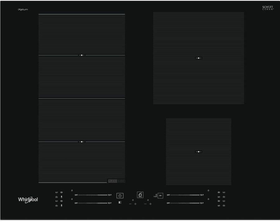 Whirlpool WF S9365 BF IXL Inductiekookplaat Inbouw 4 kookzones