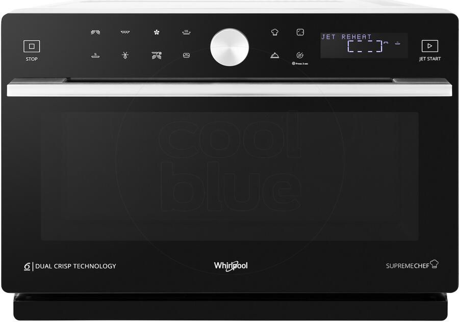 Whirlpool Supreme Chef MWSC 9133 SB Aanrecht Combinatiemagnetron 33 l 1000 W Draaiknop Touch Zwart Zilver - Foto 2