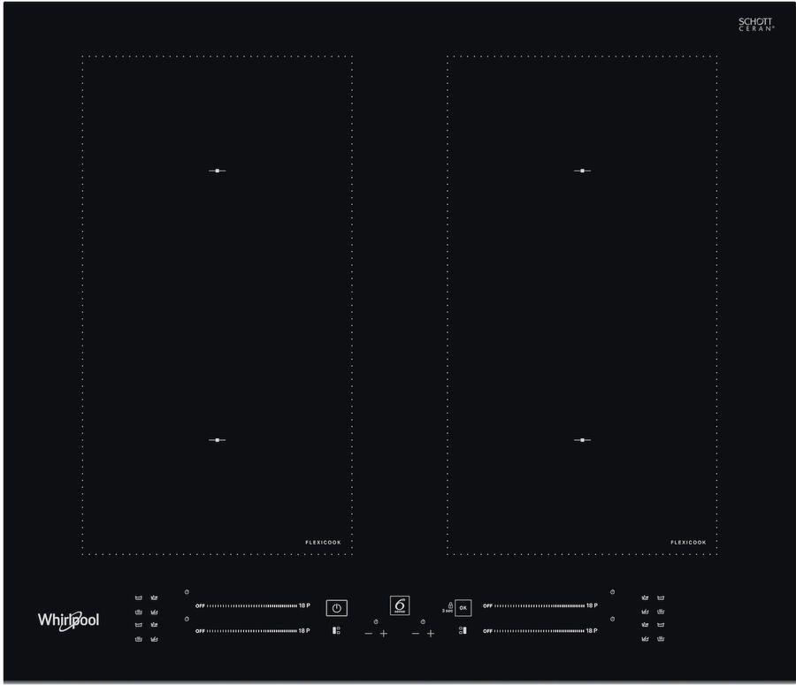 Whirlpool WL S3160 BF Zwart Ingebouwd 60 cm Inductiekookplaat zones 4 zone(s)