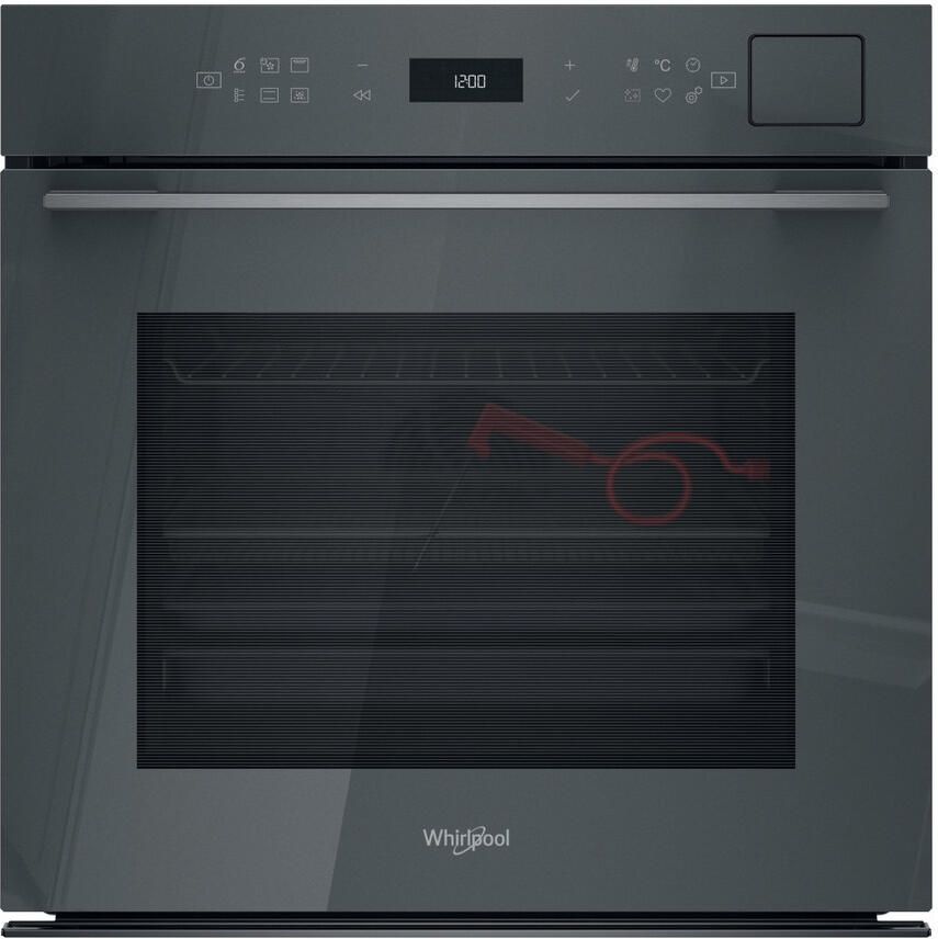 Whirlpool WOI7A8FPT1SSGA Inbouw stoomoven Grijs