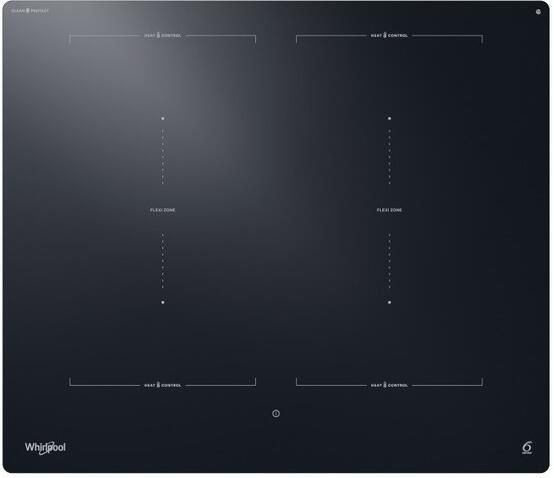 Whirlpool WTX6019DCF Zwart Ingebouwd 59 cm Inductiekookplaat zones 4 zone(s)
