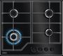 Zanussi ZGGN645K Gas inbouwkookplaat Zwart - Thumbnail 1