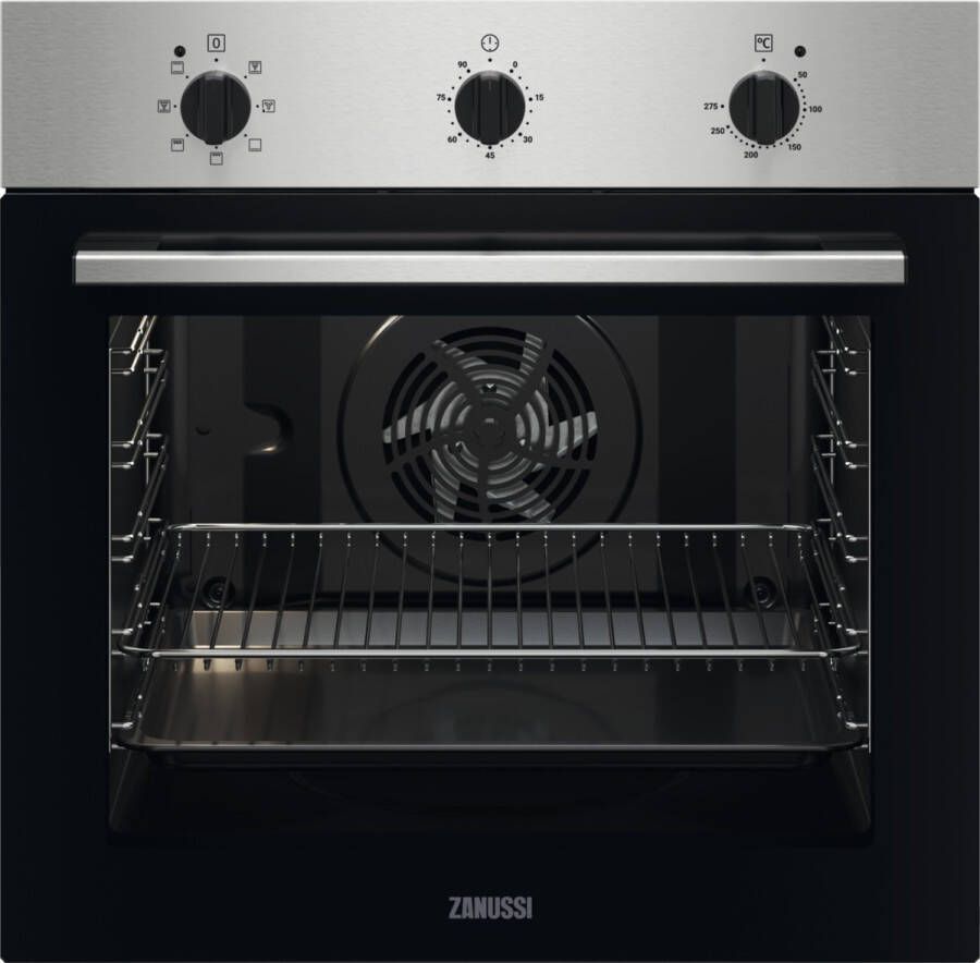 Zanussi ZOHXF1X1 72 l A Zwart Roestvrijstaal - Foto 1