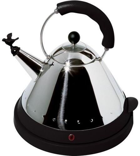 Alessi MG32 B Waterkoker RVS Zwart - Foto 2