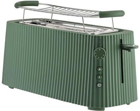 Alessi Plissé Broodrooster XL 6 standen 2 sleuven Groen