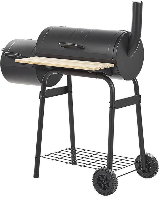 Beliani SATAH Houtskoolgrill Zwart Staal