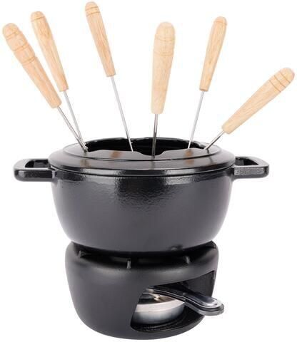 Cosy & Trendy Fondueset Fontestic Gietijzer Black Ø 18 cm