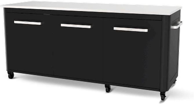 Cozze Werkbank 3 Deurs en 6 Wielen met Opklapbare Werktafels 180 cm