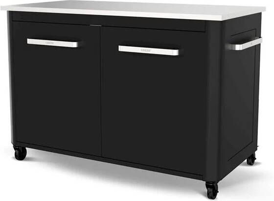 Cozze Werkbank 2 Deurs en 4 Wielen met Opklapbare Werktafels 120 cm