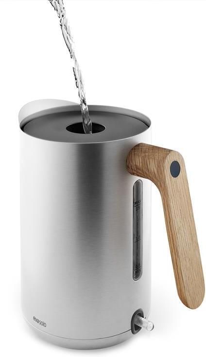 Eva Solo Nordic Kitchen Waterkoker 1 5 liter Zilver Roestvast Staal Kunststof Hout - Foto 2