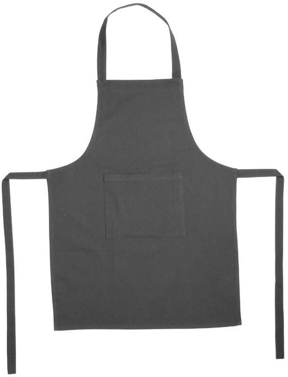 HIXA Schort Donkergrijs Kookschort BBQ Koken Katoen Man Vrouw