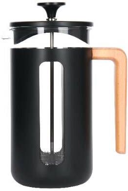 La Cafetière 8 Kopjes RVS Zwart | Pisa