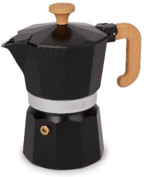 La Cafetière Espresso Maker 3 Kopjes Aluminium Zwart La Cafetiè