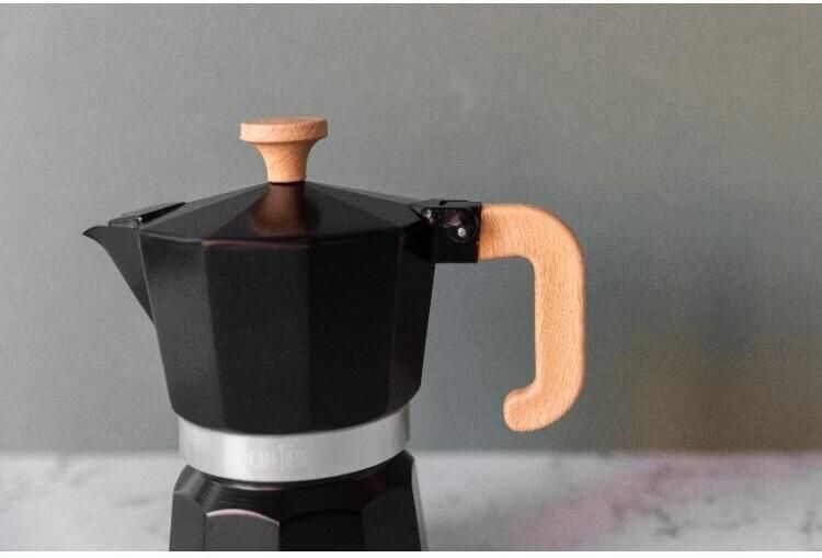 La Cafetière Espresso Maker 6 Kopjes Aluminium Zwart | Venice