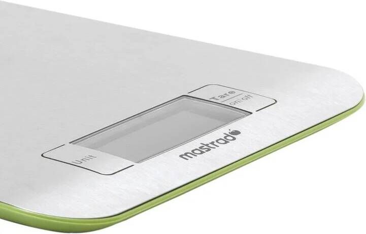 Mastrad Keukenweegschaal RVS 5 kg Groen