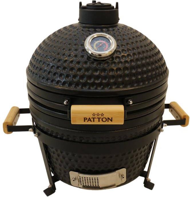 Patton Kamado Grill Keramische Barbecue Tafelmodel 16&apos;&apos; Ø 34 cm