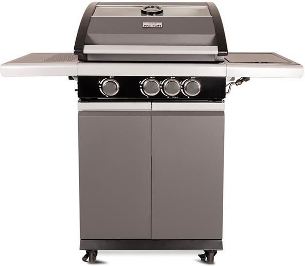 Patton Patio Pro Chef 3+1 Gasbarbecue Frozen Grey