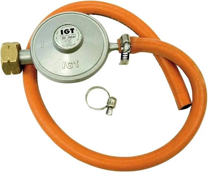 PITBOSS Pit Boss Gasdrukregelaar met Slang 30 mbar
