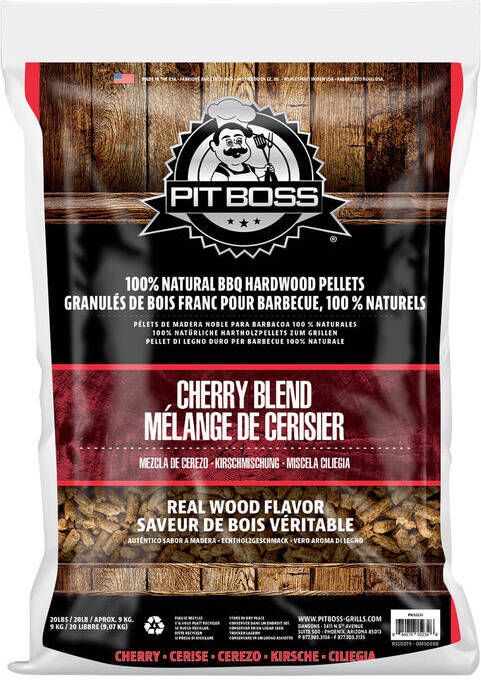 PITBOSS Pit Boss Hardhout Pellets 9 kg Cherry Blend