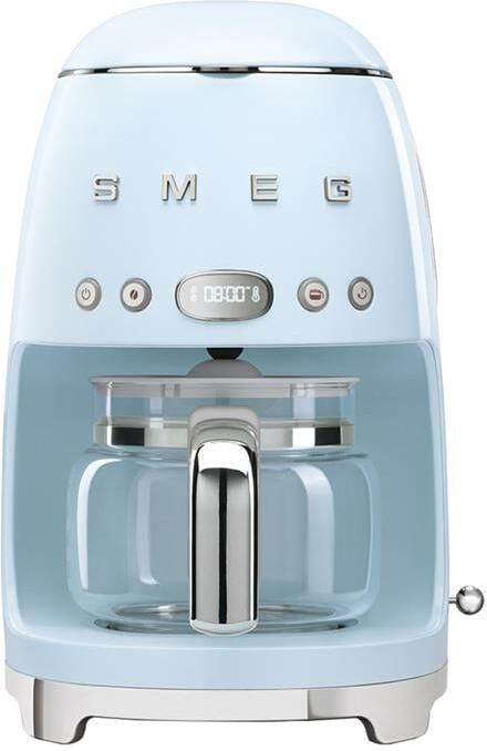 Smeg DCF02PBEU Filterkoffiemachine Koffiezetapparaat 10 Koppen Warmhoudfunctie 40 min Aroma Instelling Programmeerbare Startfunctie 50 s Style Pastelblauw - Foto 2