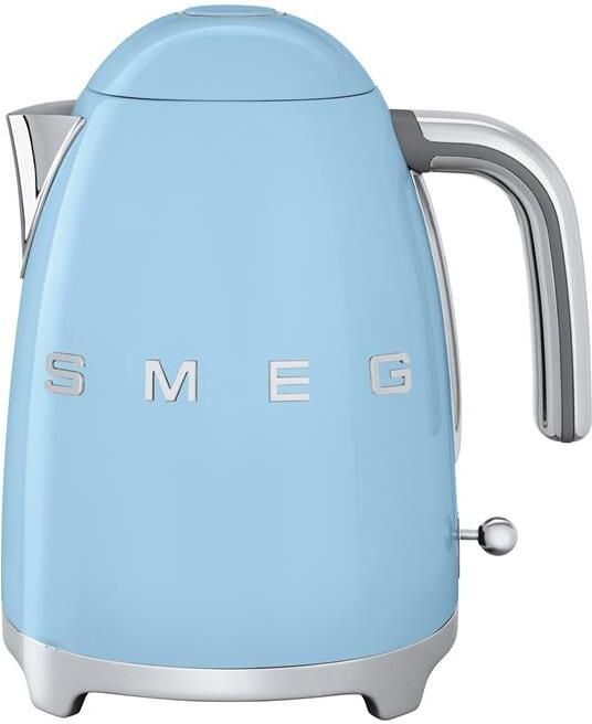 Smeg KLF03PBEU Waterkoker 1 7 Liter 2400W RVS Kalkfilter 360° Draaivoet Soft Opening Automatische Uitschakeling '50s Style Pastelblauw - Foto 2