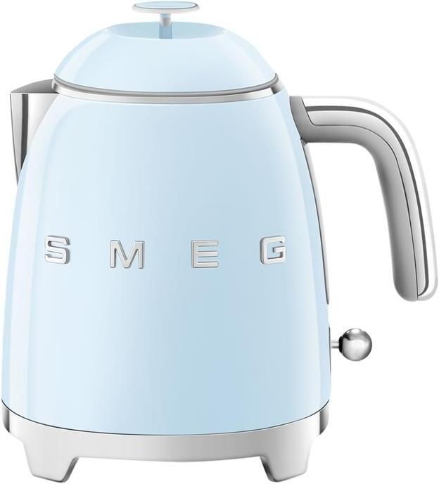Smeg KLF05PBEU Mini Waterkoker 0 8 Liter 1400W Dubbelwandig RVS Kalkfilter '50s Style Pastelblauw - Foto 2