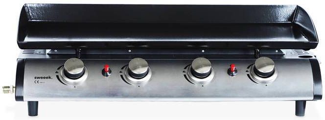 Sweeek Bakplaat op gas 4 branders 10kW