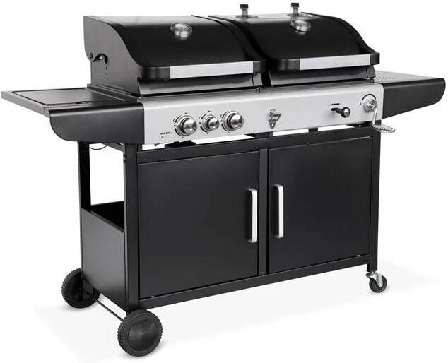 Sweeek Barbecue 2 in 1 gas en houtskool