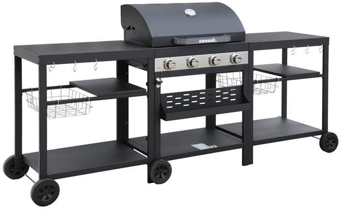 Sweeek Barbecue met 4 branders buitenkeuken