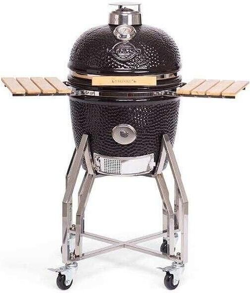 Yakiniku Grill Yakiniku BBQ Kamado 16 Inch Medium met onderstel en Zijtafels