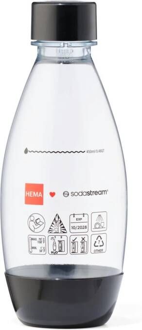 HEMA SodaStream Kunststof Fles 0.5L Zwart