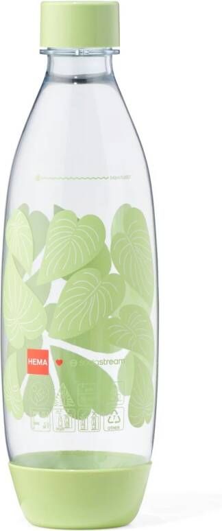 Sodastream Kunststof Fles 1L Bladeren Groen