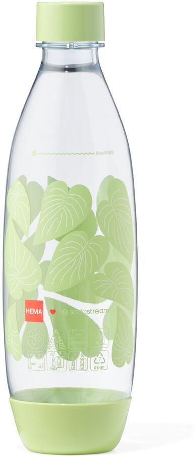 Sodastream Kunststof Fles 1L Bladeren Groen
