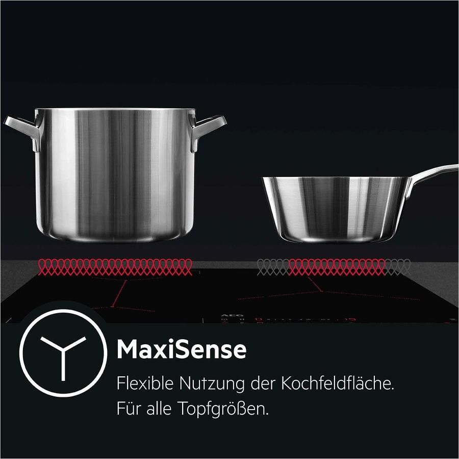 AEG IAE84411XB EcoLine Ingebouwd Zone van inductiekookplaat Zwart - Foto 4