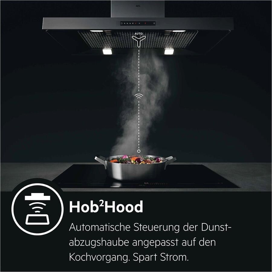 AEG IAE84411XB EcoLine Ingebouwd Zone van inductiekookplaat Zwart - Foto 8