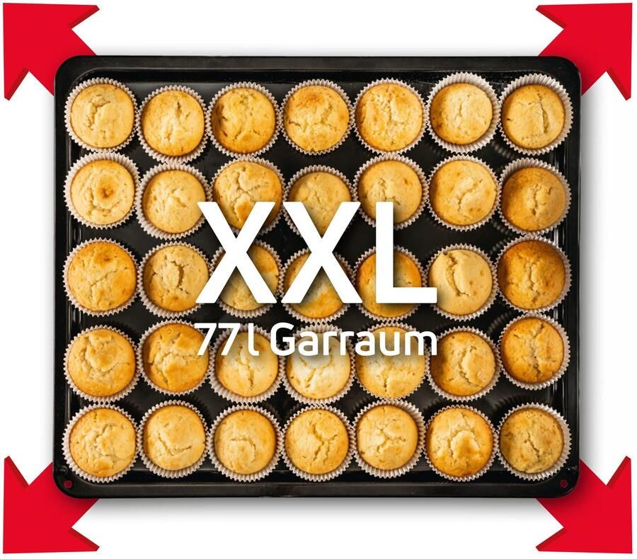 Amica Inbouw stoomoven EBSX 949 610 S Extra grote oven met 2 uittrekelementen bakplaten glijden veilig uit. - Foto 5