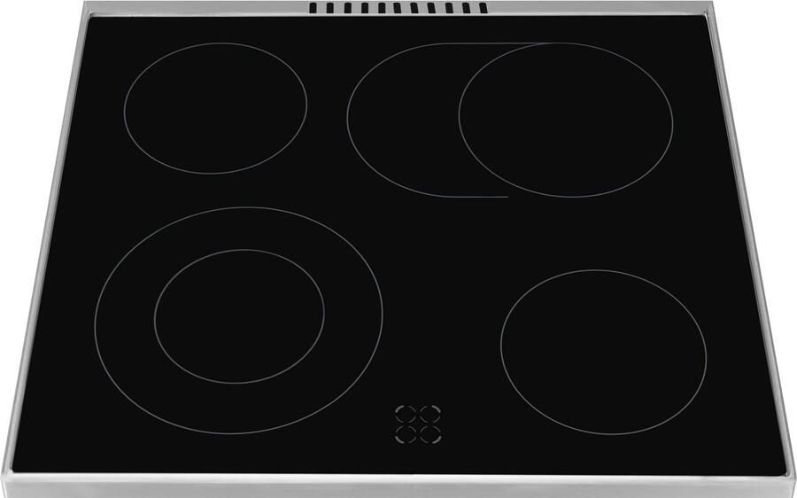 Amica Vrijstaand elektrisch fornuis SHC 11675 1 E Oven met 11 programma's en tweeledig uittrekbare bakplaat rails. - Foto 2