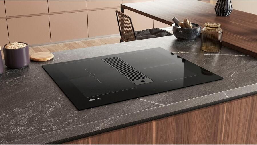 BAUKNECHT Kookplaat met afzuigkap BVH65 Venting Flexi Set bestaande uit: Kookplaat BVH 2065B luchtafvoerkanaal FK 65VH BO - Foto 4