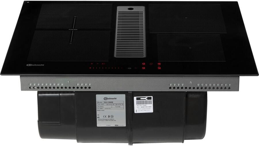 BAUKNECHT Kookplaat met afzuigkap BVH65 Venting Flexi Set bestaande uit: Kookplaat BVH 2065B luchtafvoerkanaal FK 65VH BO - Foto 7