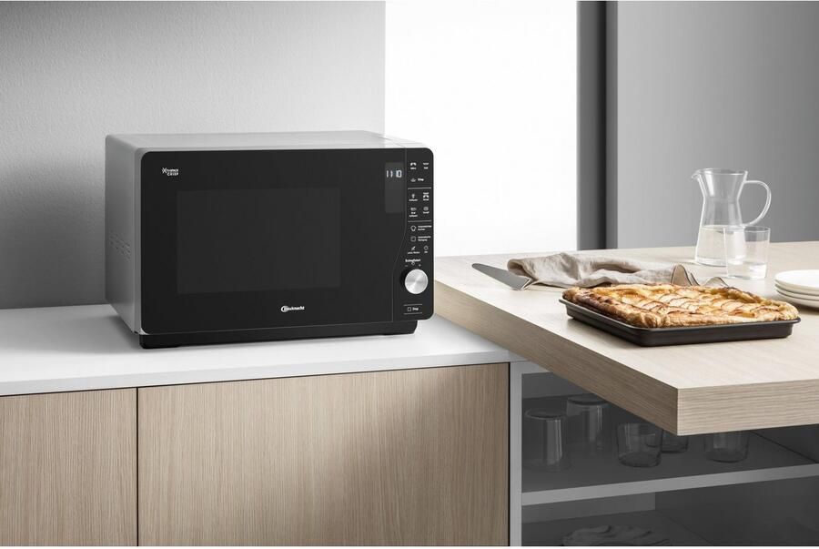Bauknecht MW 427 SL magnetron Aanrechtblad Grill-magnetron 25 l 800 W Zwart Grijs - Foto 4