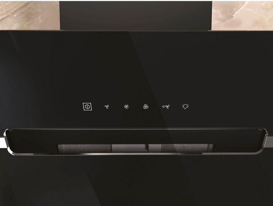 BAUKNECHT Schuine wandkap BHVS 61F LT DP K met randafzuiging - Foto 5