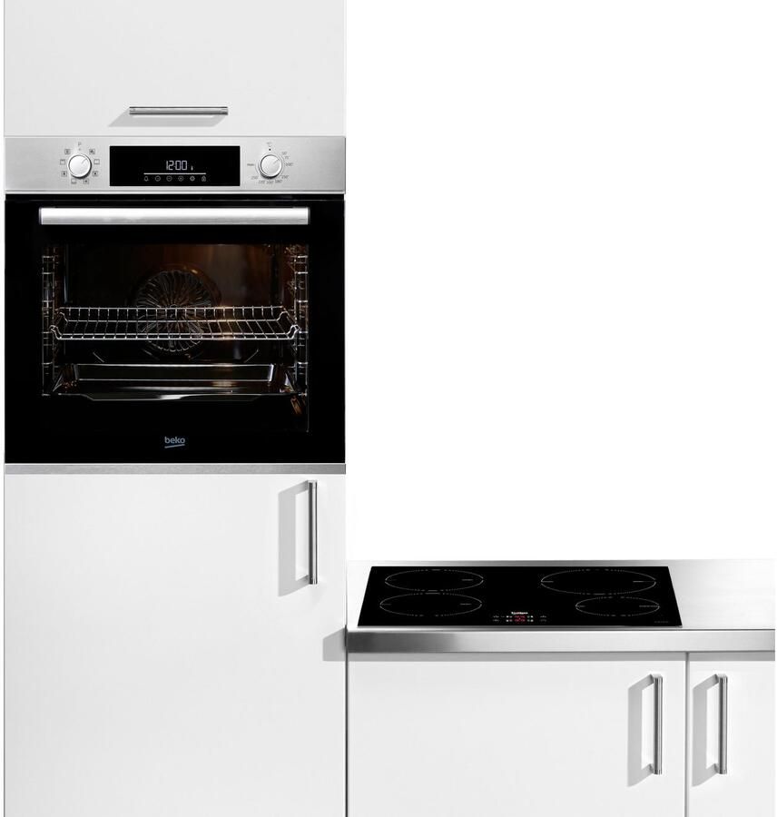 Beko BBSM12340X inbouw ovenset (met inductie kookplaat A 72 liter)
