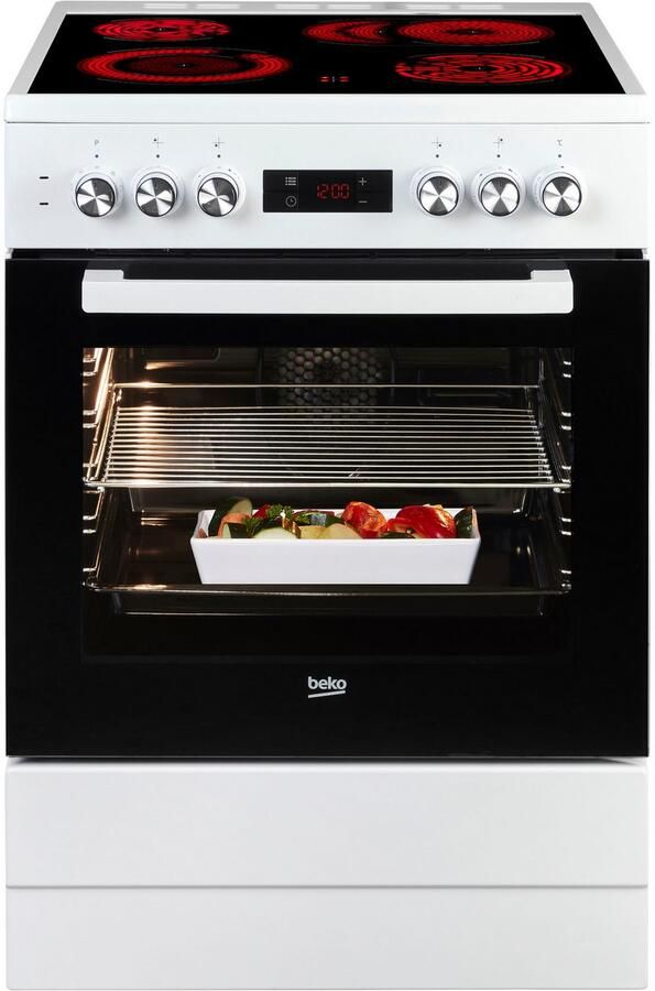 BEKO Vrijstaand elektrisch fornuis FSM67320G met restwarmte-indicator - Foto 3