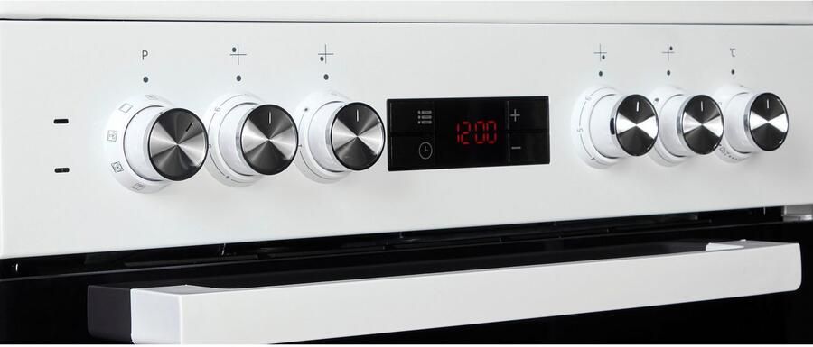 BEKO Vrijstaand elektrisch fornuis FSM67320G met restwarmte-indicator - Foto 4
