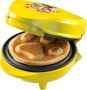 Bestron Paw Patrol Wafelijzer mini-wafelijzer in uniek Paw Patrol design voor kinderfeestjes Pasen & Kerstmis met antiaanbaklaag wafelformaat: Ø 10cm officieel gelicentieerd Geel - Thumbnail 1