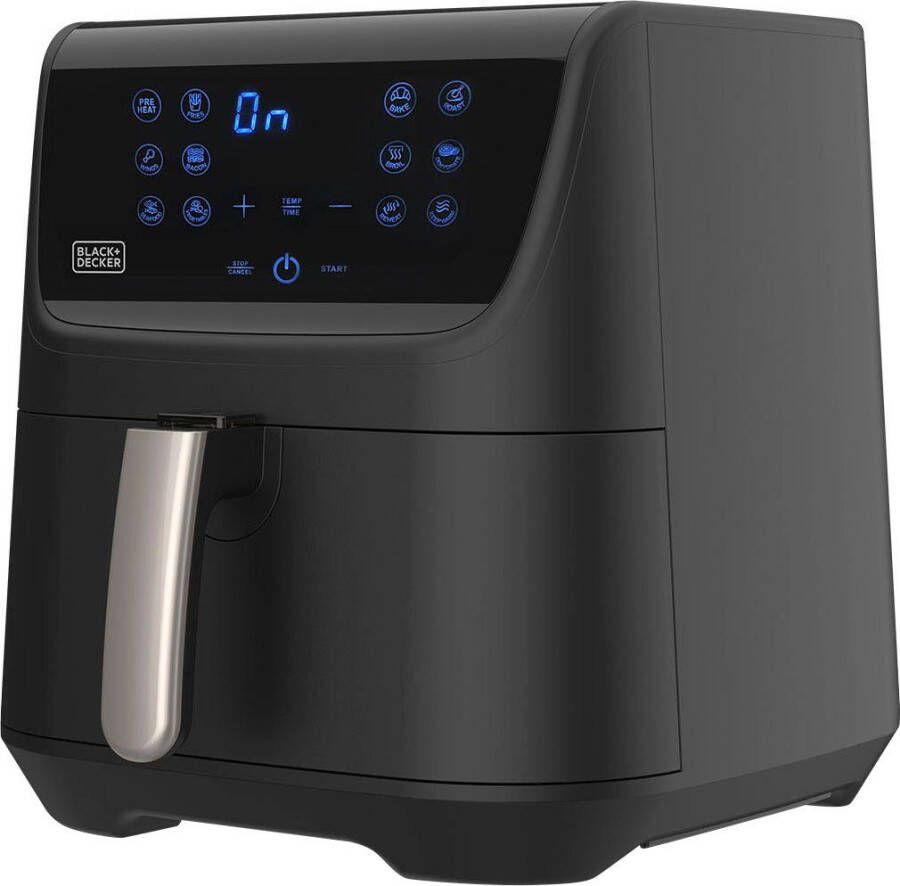BLACK E DECKER Black & Decker BXAF5500E Enkel 5 l Vrijstaand 1800 W Heteluchtfriteuse Zwart - Foto 6