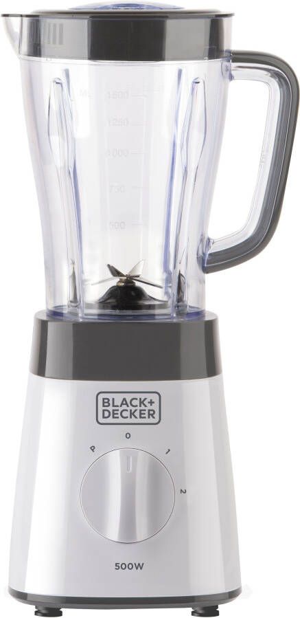 BLACK+DECKER Black & Decker BXJB500E blender 1 5 l Blender voor op aanrecht 500 W Wit - Foto 11