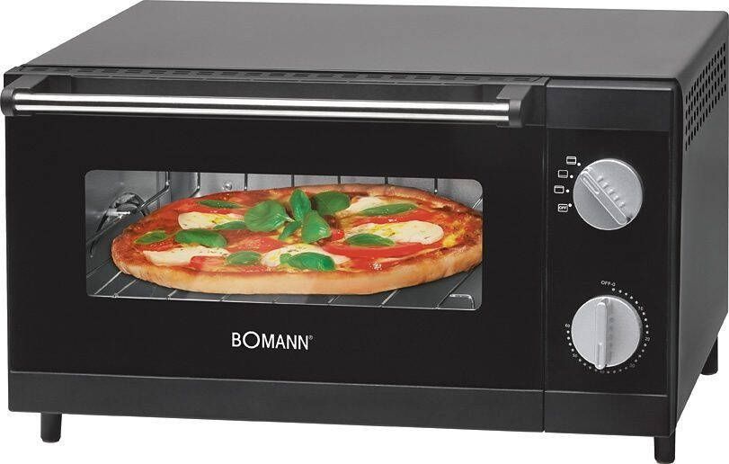 BOMANN Mini-oven MPO 2246 CB Pizzaoven ideaal voor grillen en opbakken - Foto 2