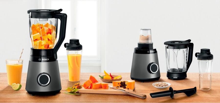 Bosch MMB6177S VitaPower Serie 4 Blender Zilver 1200W ToGo Bottle 0 6 l Kunststof hakmolen - Foto 6