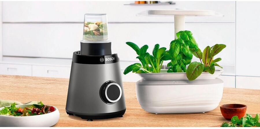 Bosch MMB6177S VitaPower Serie 4 Blender Zilver 1200W ToGo Bottle 0 6 l Kunststof hakmolen - Foto 5